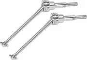 REIPOL 2Pcs Metal Front Drive Shaft CVD 0090 for 12428 12423 1/12 RC Car Crawler Short Course Truck Upgrade Parts