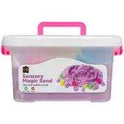Educational Colours Magic Sand with Moulds Purple 2kg