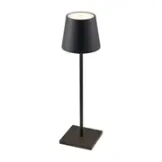 Clio Rechargeable Table Lamp Black 3000K - CLIO TL-BK