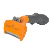 FURminator Long Hair deShedding Tool for Dogs Medium