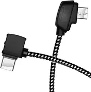 Tercel Nylon Braided Remote Controller OTG Cable 3.66 inch for DJI Mavic 2 Pro Zoom/Mavic Air/Maivc Pro Platinum Drone,Data Connect Android System Cellphone Accessories(Type-C Connector)