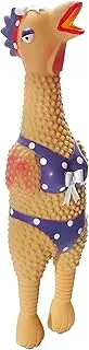 Petstages Pet Henrietta Latex Rubber Squawking Chicken Dog Toy, 145.14 g, L, Multi