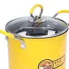 3L Mini Deep Fryer Pot Stainless Steel Japanese Frying Pot With Oil Filter