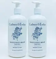 2 Crabtree Evelyn NANTUCKET BRIAR Body Lotion 16.9 oz
