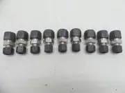 (Set of 9) 1/2" to 3/8" Parker Double Ferrule Compression Fittings with Nuts