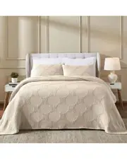 Superior Tanta Medium Weight Crinkle Woven Coverlet