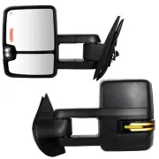 Power Heated Mirror For 07-13 Chevrolet Silverado GMC Sierra Back Up Light