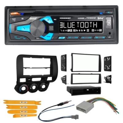XDM290BT AM/FM Car Stereo Bluetooth Receiver CD Player for 2007-2008 Honda FIT