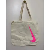 在飛比找蝦皮購物優惠-Nike 帆布袋 多功能 全新 粉色 單肩包 手提包