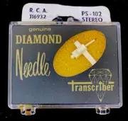 Stylus - Transcriber PS-102 Diamond Needle RCA 116932 Turntable Phonograph NOS