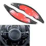 Steering Wheel Shift Paddle For BMW Mini Cooper F54 F55 F56 Carbon Fiber Black