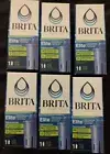 6 Pk Brita ELITE Replacement Filters for Brita Pitchers Dispensers 6 MONTHS EACH