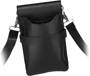 Eigell Scissor Bag Hairdresser Fanny Pack Cosmetology Bag Barber Hairdressing Bag Salon Tools Bag, Black