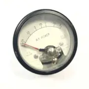 0-2 R.F. POWER Panel Meter F.S.50 UA.D.C 5000 Ohm Model 255 Part No. CPP1755-1A