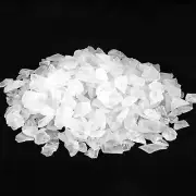 Frosted Clear Sea Glass 1 LB Approx. 1.5 Cups | Multiple Color Choices Crushe...