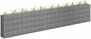 Gabion Raised Bed Galvanised Steel 450x30x90 cm,Pots & Planters-145647