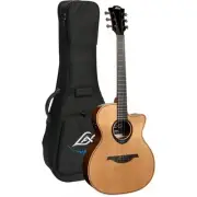 Lag Guitars Tbw2Ace Auditorium Cutaway Glossy Smart Guitar Bluewave Equipped Eco
