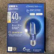 CREE 40-Watt Clear G25 Globe Shape Smart LED Light Bulb w/Standard Medium Base