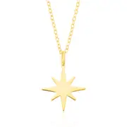 9ct Yellow Gold Star Pendant