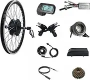 FSNEODYV Electric Bicycle Kit, Electric Bike Conversion Kit 36V 350W Brushless Hub Motor 16-29 Inch 28-30km/h Disc V Brake