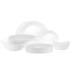 Corelle Classic White Dinnerware Set 20 Piece Food Family Dinner Night
