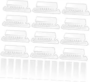 MINAOLULUS 1set Compact Folder Tabs Hanging File Organizer PVC Folder Tabs Office Accessories Insert for Naming
