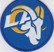 LOS ANGELES LA RAMS 3.5" SEW/IRON PATCH EMBROIDERED EMBLEM AARON DONALD JACKET