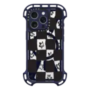 iPhone 16 Pro Ultra Bounce Case MagSafe Compatible Floral Checker