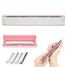 Professional Mouthorgan Harmonica Diatonic Harp C Key Stainless Steel Cover GEV