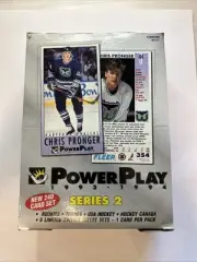 Fleer USA Hockey Power Play Series 2 1993-1994 Opened Box Sealed 36 Packs.