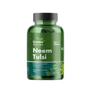 Genius Herbs Neem Tulsi 180 Tablets 500mg Promotes Healthy Skin Immune System