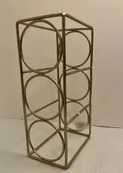 Threshold 3 bottle Gold Wine Rack