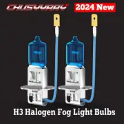 Pair H3 Halogen Fog Light Bulbs White for Toyota Corolla 2001 2002 2003 2004 (for: Toyota)