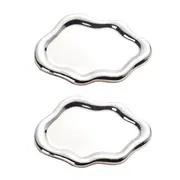 2PCS Luxury Ceramic Jewelry Display Tray Organizer Plate Storage Large Decor