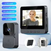 Smart Video Doorbell Phone Intercom System with Monitor Doorbell Camera Wireless