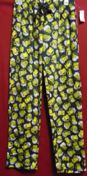 Men's Size 2X FOAMING BEER MUGS Lounge Sleep Pants Soft Micro-Fleece NEW