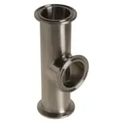 Instrument Tee | Tri Clamp 1.5 (1 1/2) inch - Sanitary SS304 (2 Pack)