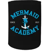 Alcohol Stubby Holder - Mermaid Academy - Funny Novelty Birthday Gift Joke Beer Can Bottle