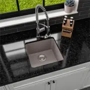 Karran Undermount Bar Sink 16.63" Heat Resistant, Sound Dampening Quartz Gray