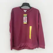 NWT Orvis Women’s Small Red Cozy Pullover Shirt Long Sleeve