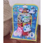 韓國玩具代購 正版授權 波利 PORORO 杓子洗澡玩具 救援小隊POLI AMBER羅伊赫利 玩沙水瓢組 洗澡玩具