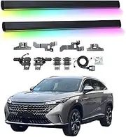 BJOHQ Electric Running Boards Compatible for Roewe RX5 2016-2023 with Light, SUV, Off-Road & Pickup Trucks - Retractable Truck Steps & Nerf Bars