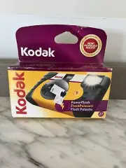 Kodak Single Use Power Flash 35mm Disposable Camera 27 Exposure Vtg 90s Y2K NEW