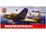 Level 3 Model Kit Vickers Wellington Mk.IA/C Bomber Aircraft with 2 Scheme Optio