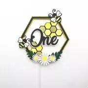 One Bee Birthday Cake Topper