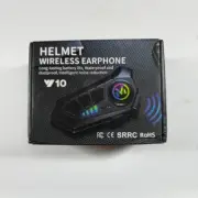 Bluetooth 5.3 Helmet Headset Wireless Hands Free Calling Music Player