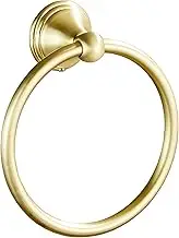 Brushed Gold Hand Towel Holder for Bathroom1 Pack, Bathroom Accessories and Wall Towel Racks