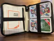 Romme’ Canasta Bridge Germany Vtg Leather Case New Sealed Card Decks