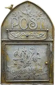 Outdoor Parcel Drop Box Houses Front Door Office Safe Mail Post Letter Box Letterbox Wall Mounted Postbox Mailbox