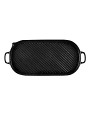 [Chasseur] Oval Stove Top Grill 52 x 23cm in Black Onyx